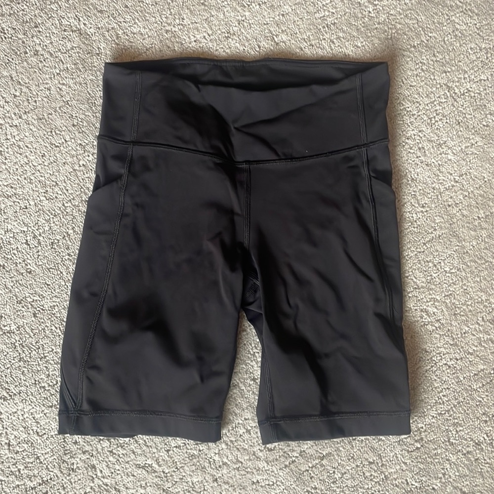 lululemon athletica Black Bike Shorts